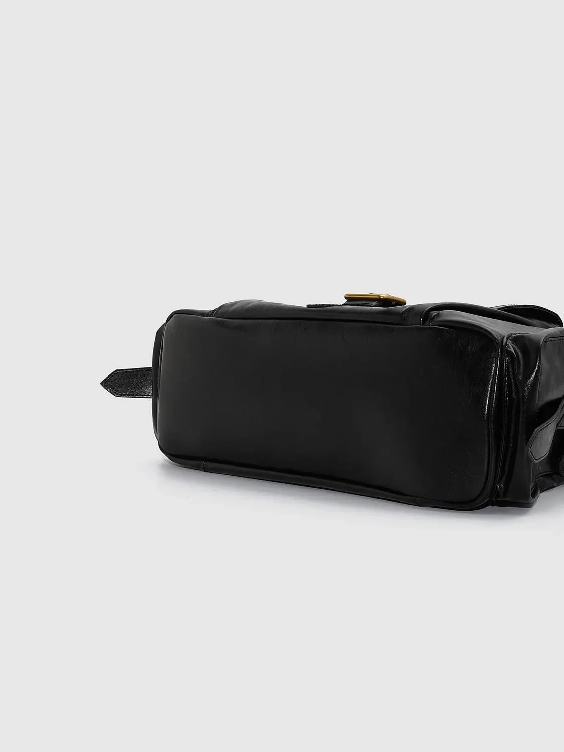 Faux Leather Multi-Pocket Shoulder Bags