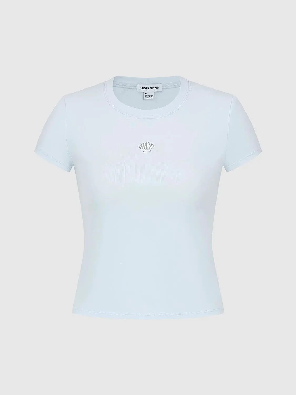 Cotton Lyocell Blend Crew Neck T Shirts