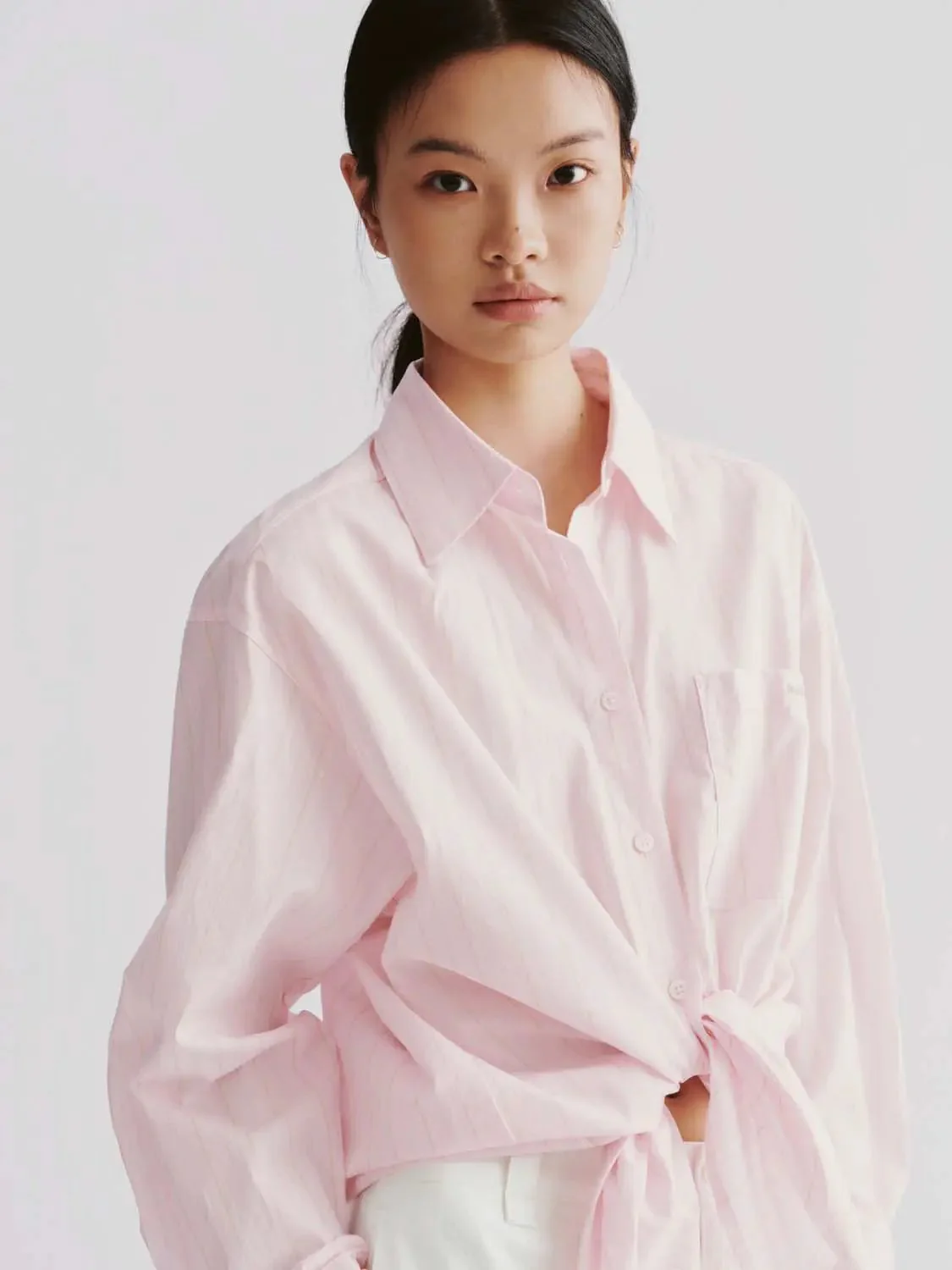 Contrast Striped Shirts