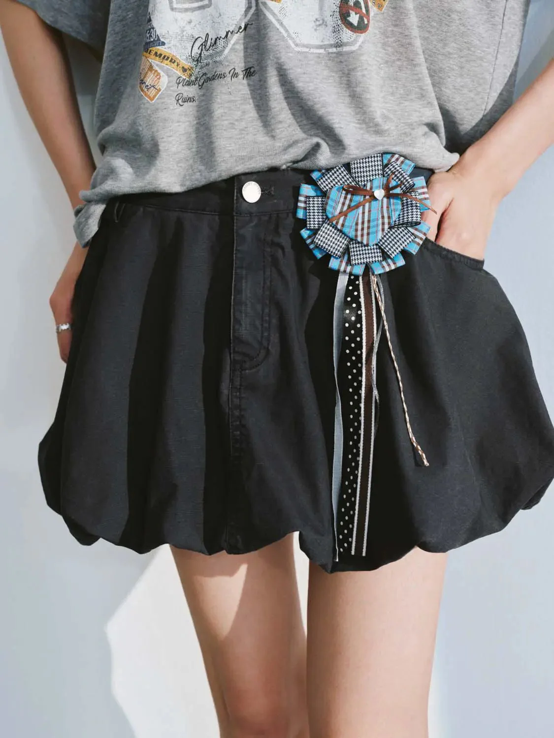 20688-floral-embellished-bubble-mini-skirts-6.webp Floral Embellished Bubble Mini Skirts