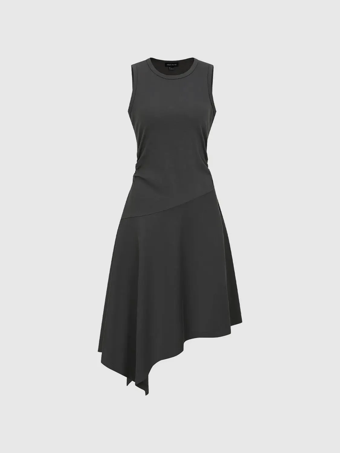 2077-cotton-polyester-sleeveless-asymmetrical-hem-midi-dresses-1.webp Cotton Polyester Sleeveless Asymmetrical Hem Midi Dresses