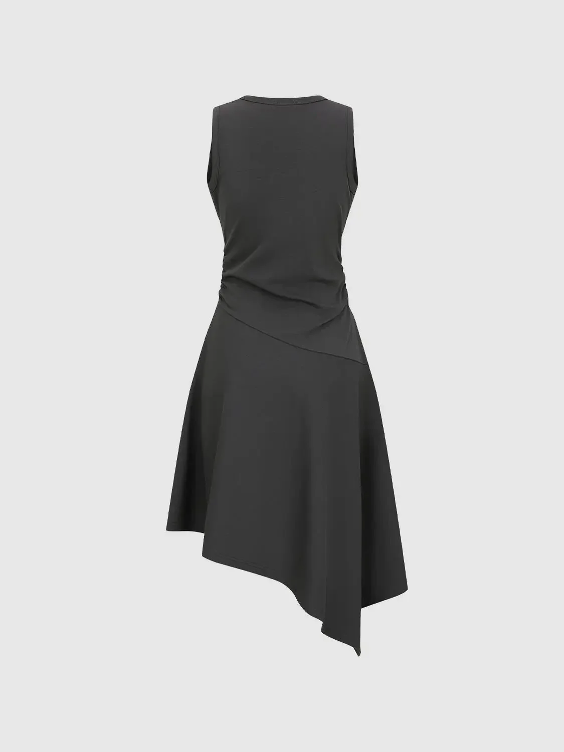 2077-cotton-polyester-sleeveless-asymmetrical-hem-midi-dresses-2.webp Cotton Polyester Sleeveless Asymmetrical Hem Midi Dresses