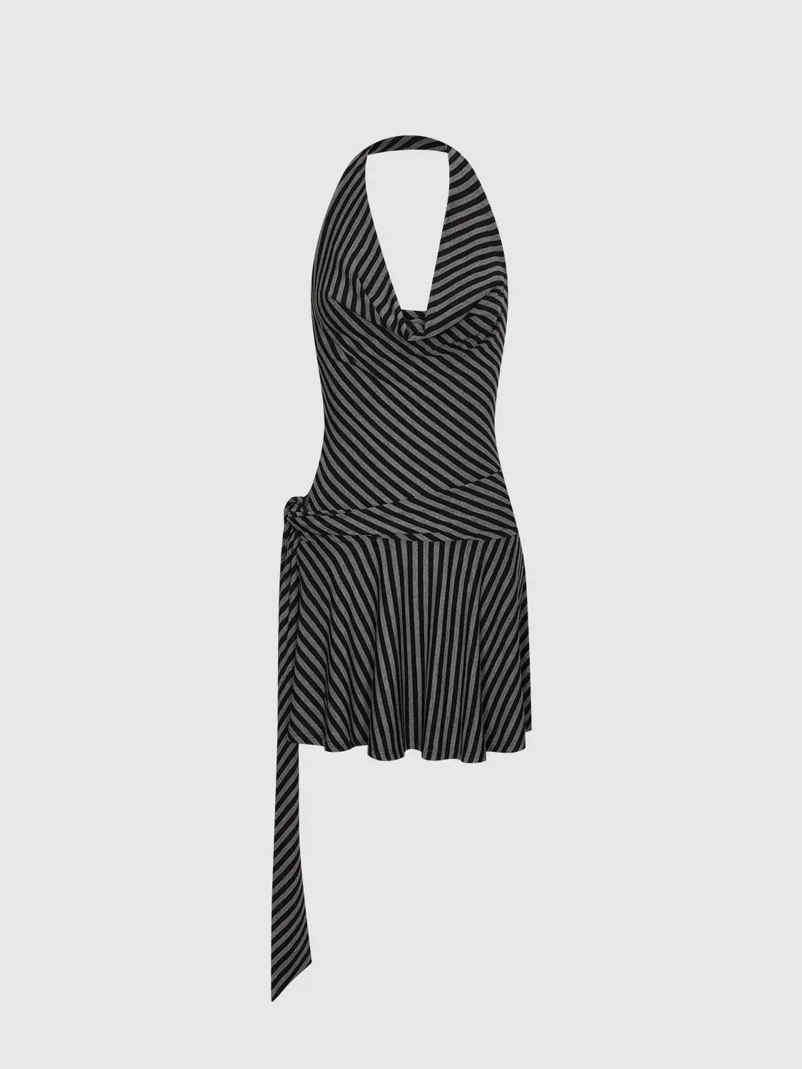 20901-halter-cowl-neck-striped-viscose-blend-dresses-7.webp Halter Cowl Neck Striped Viscose Blend Dresses