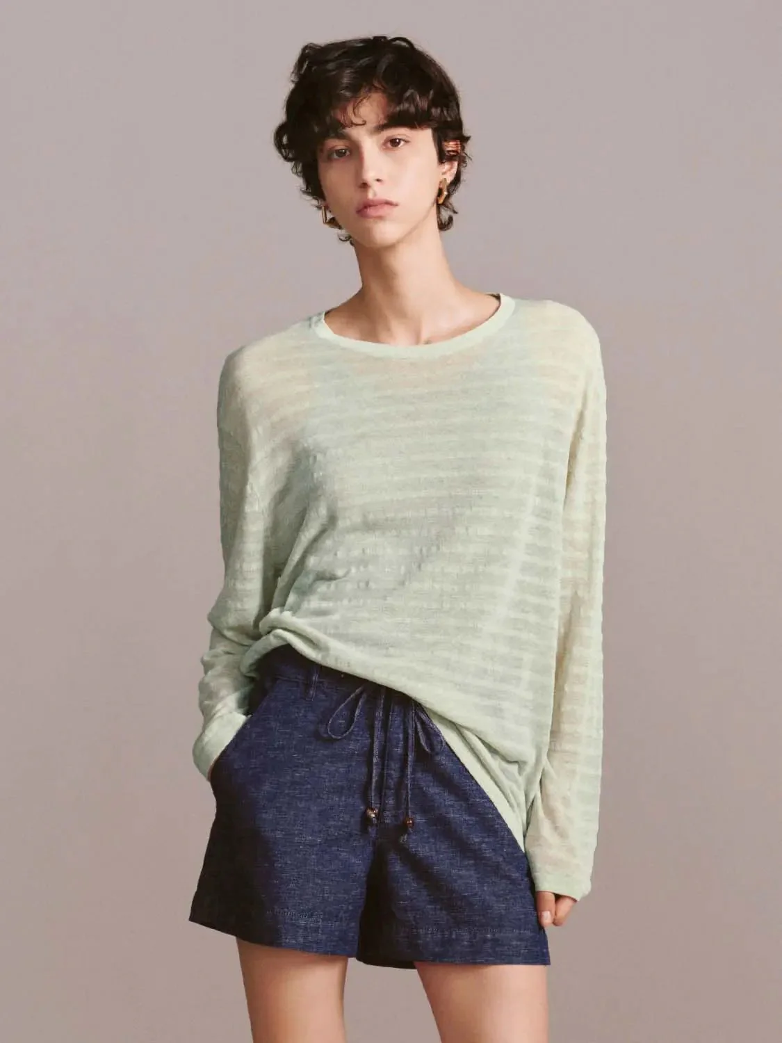 20913-striped-crew-neck-long-sleeve-knitted-t-shirts-1.webp Striped Crew Neck Long Sleeve Knitted T-Shirts