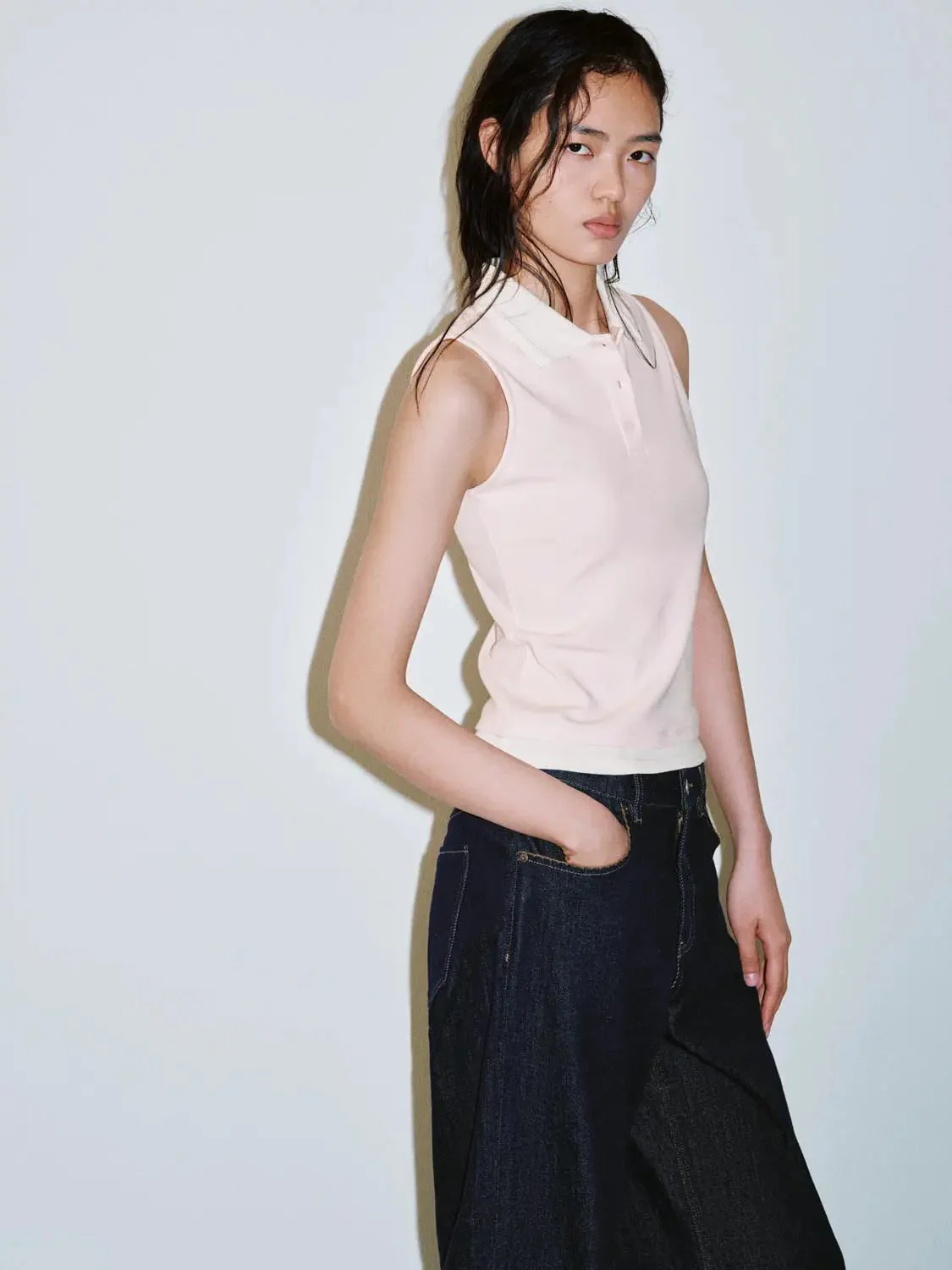 20934-two-in-one-cotton-blend-contrast-sleeveless-polo-shirts-2.webp Two In One Cotton Blend Contrast Sleeveless Polo Shirts