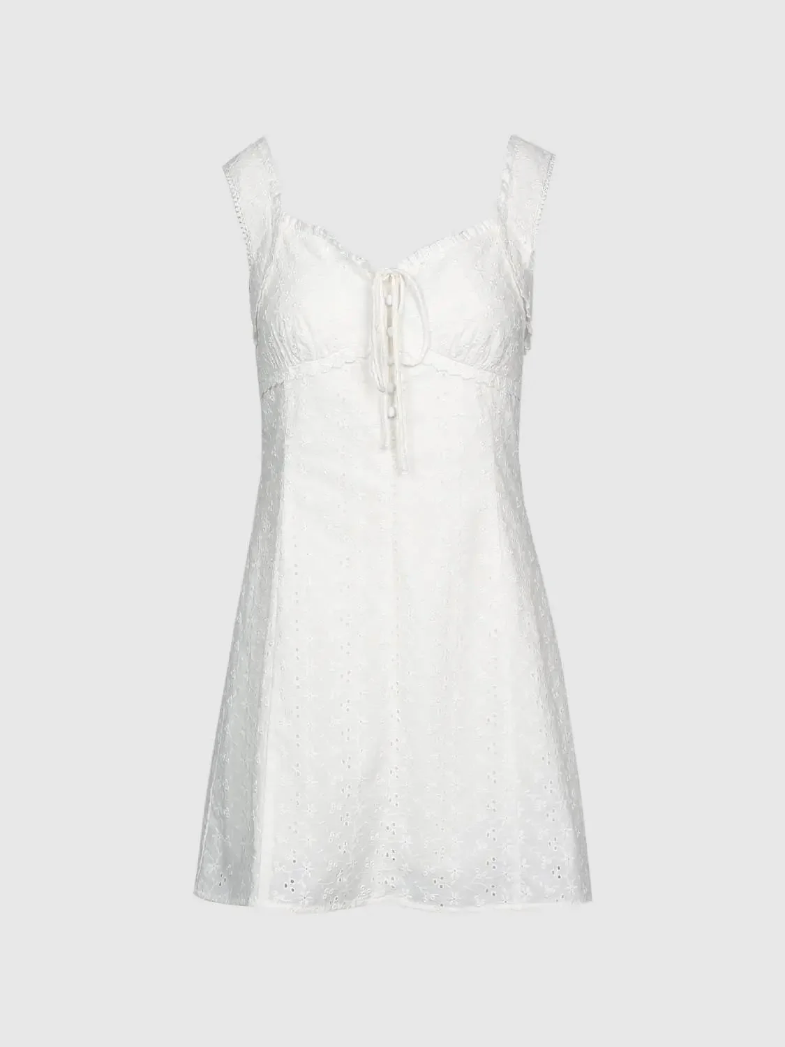 2094-sleeveless-cotton-eyelet-a-line-with-lace-trim-midi-dresses-2.webp Sleeveless Cotton Eyelet A-Line With Lace Trim Midi Dresses