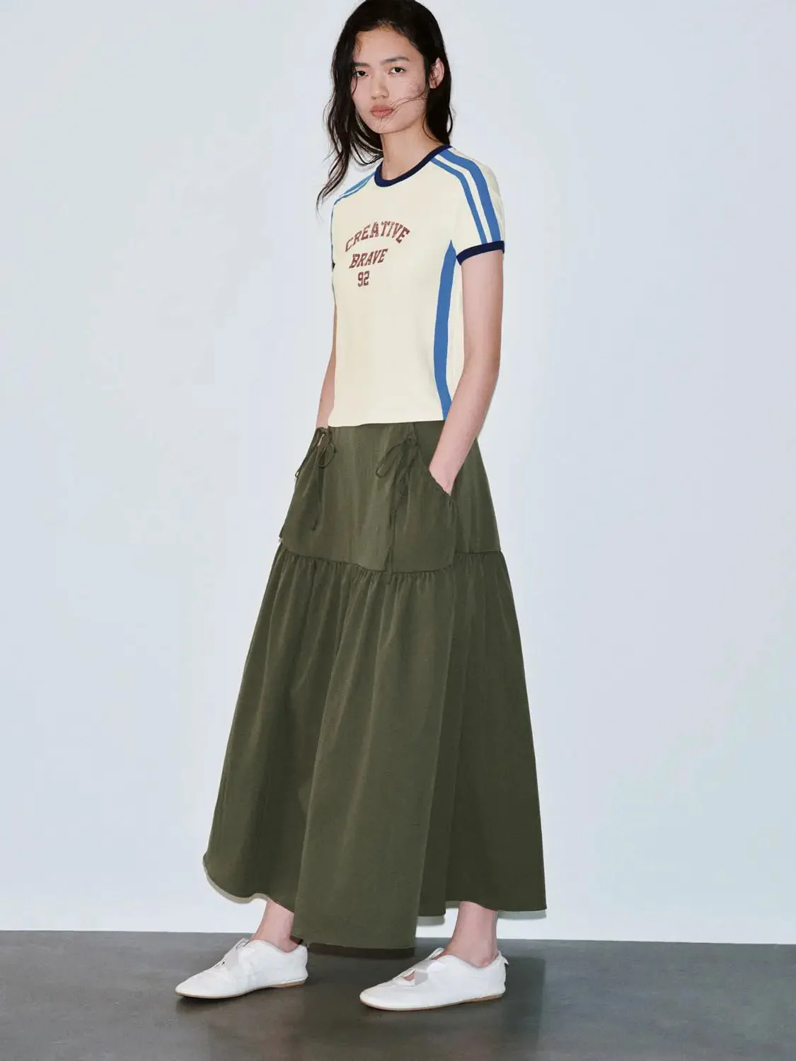 20948-bow-detail-shirring-a-line-midi-skirts-6.webp Bow Detail Shirring A-Line Midi Skirts
