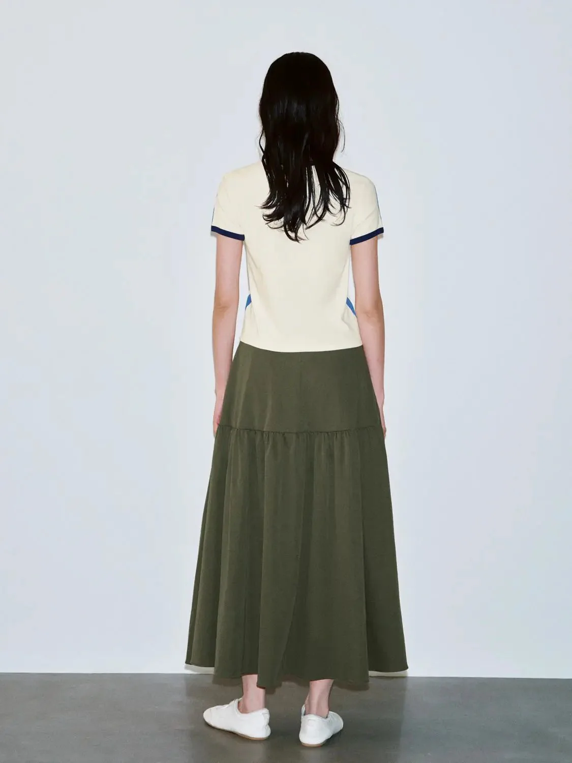 20948-bow-detail-shirring-a-line-midi-skirts-7.webp Bow Detail Shirring A-Line Midi Skirts