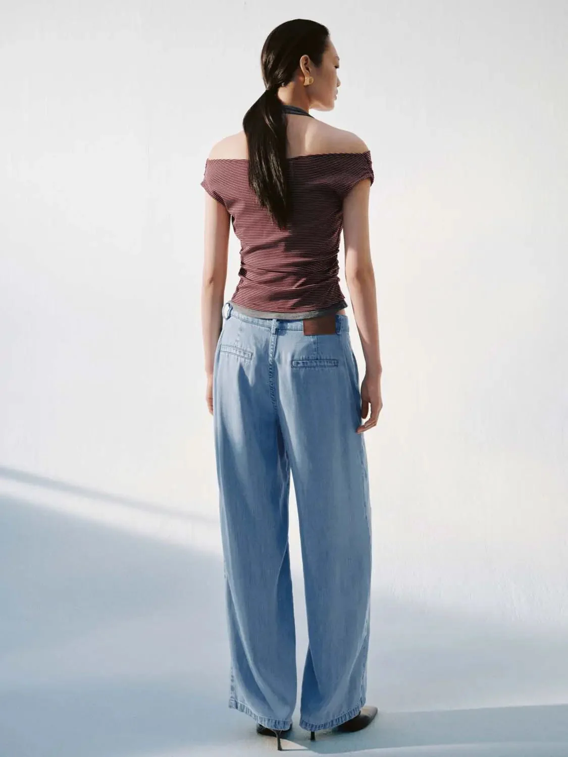 20977-lyocell-blend-striped-halter-neck-t-shirts-6.webp Lyocell Blend Striped Halter Neck T Shirts
