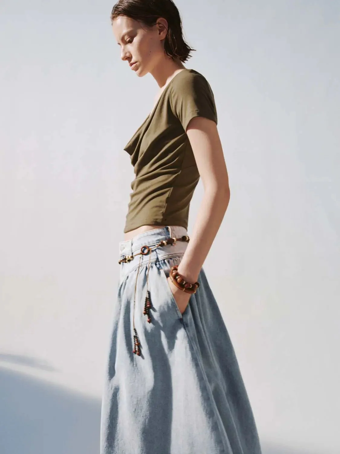 21000-lyocell-cowl-neck-top-with-beaded-straps-t-shirt-2.webp Lyocell Cowl Neck Top with Beaded Straps T Shirt