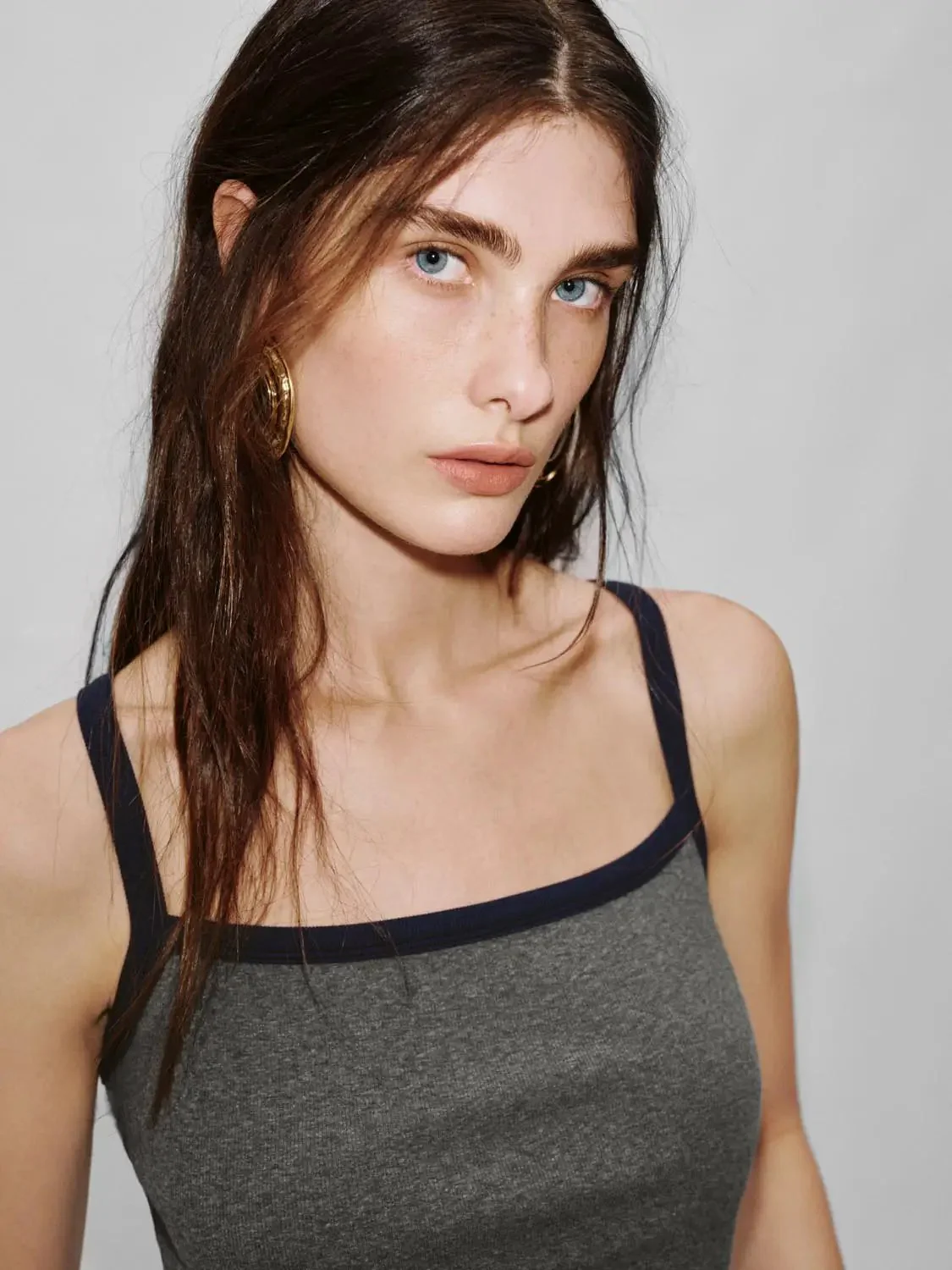 21011-grey-viscose-cotton-contrast-navy-trim-tank-tops-3.webp Grey Viscose Cotton Contrast Navy Trim Tank Tops