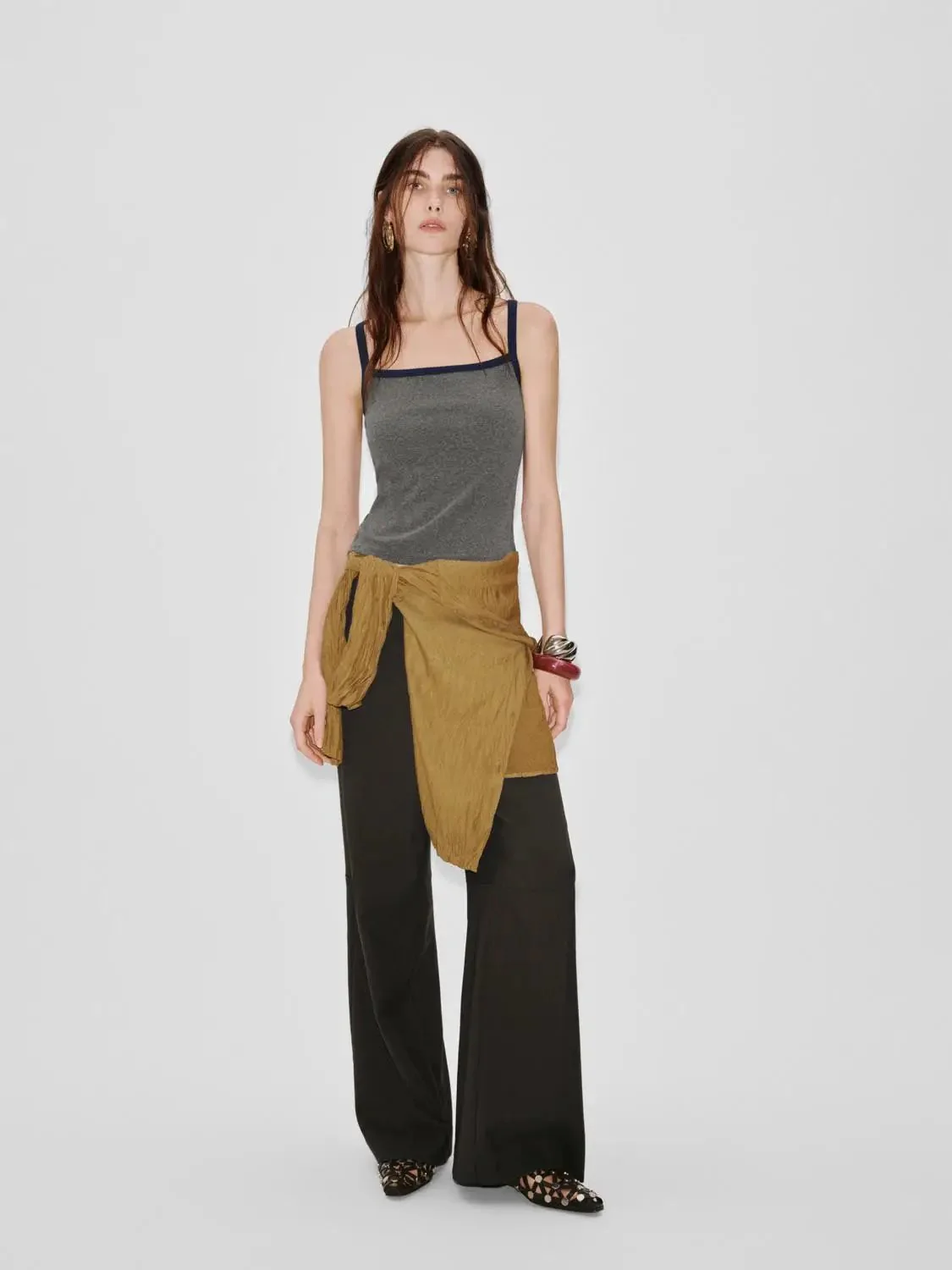 21011-grey-viscose-cotton-contrast-navy-trim-tank-tops-4.webp Grey Viscose Cotton Contrast Navy Trim Tank Tops