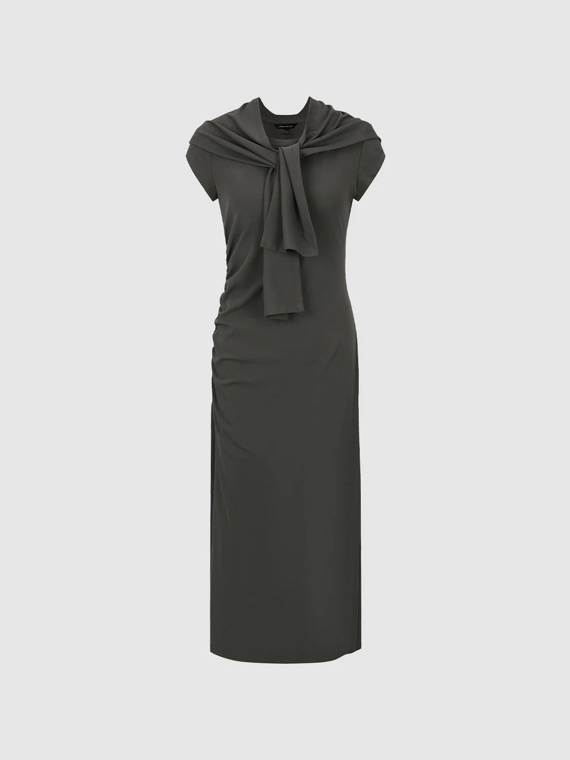 21172-cotton-blend-ruched-shawl-detail-midi-dresses-23.webp Cotton Blend Ruched Shawl Detail Midi Dresses