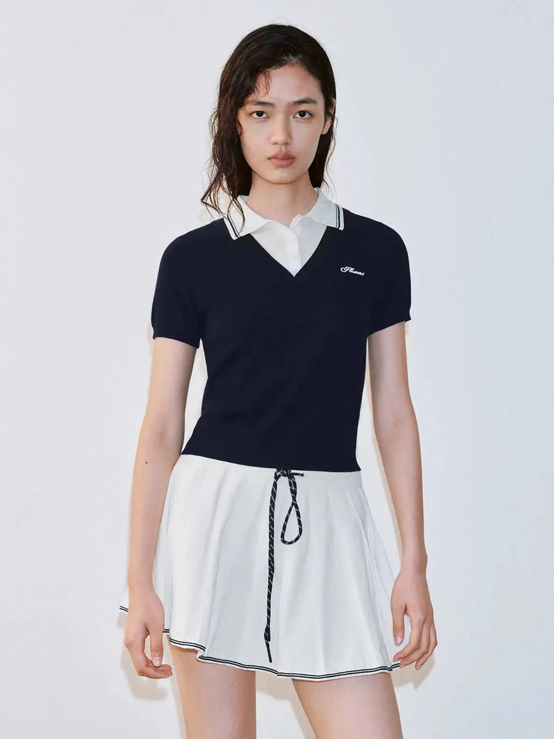 21229-elegant-polo-collar-knit-top-with-cuff-details-t-shirts-18.webp Elegant Polo Collar Knit Top With Cuff Details T-Shirts