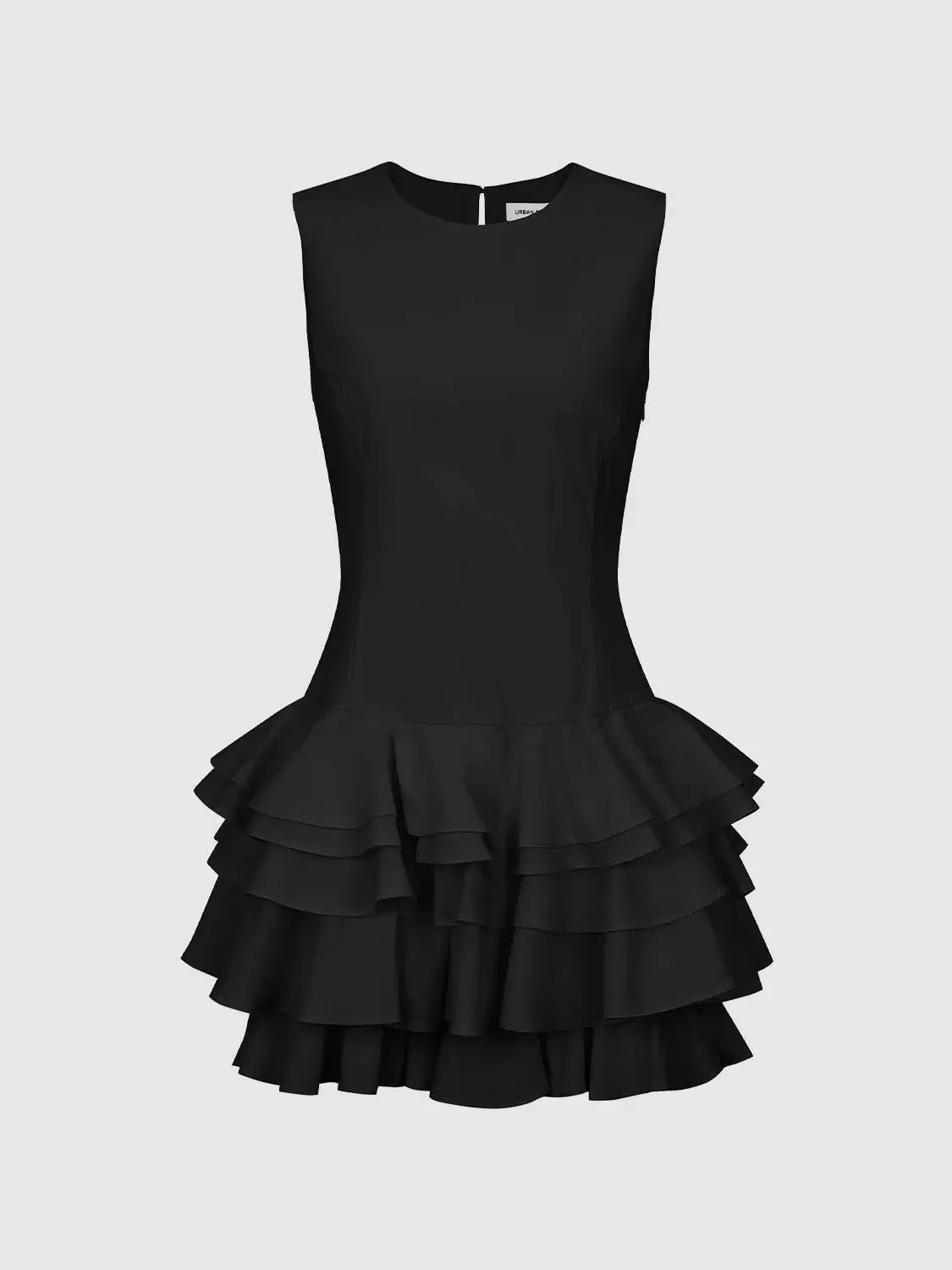 Sleeveless Tiered Ruffle A-Line Mini Dresses
