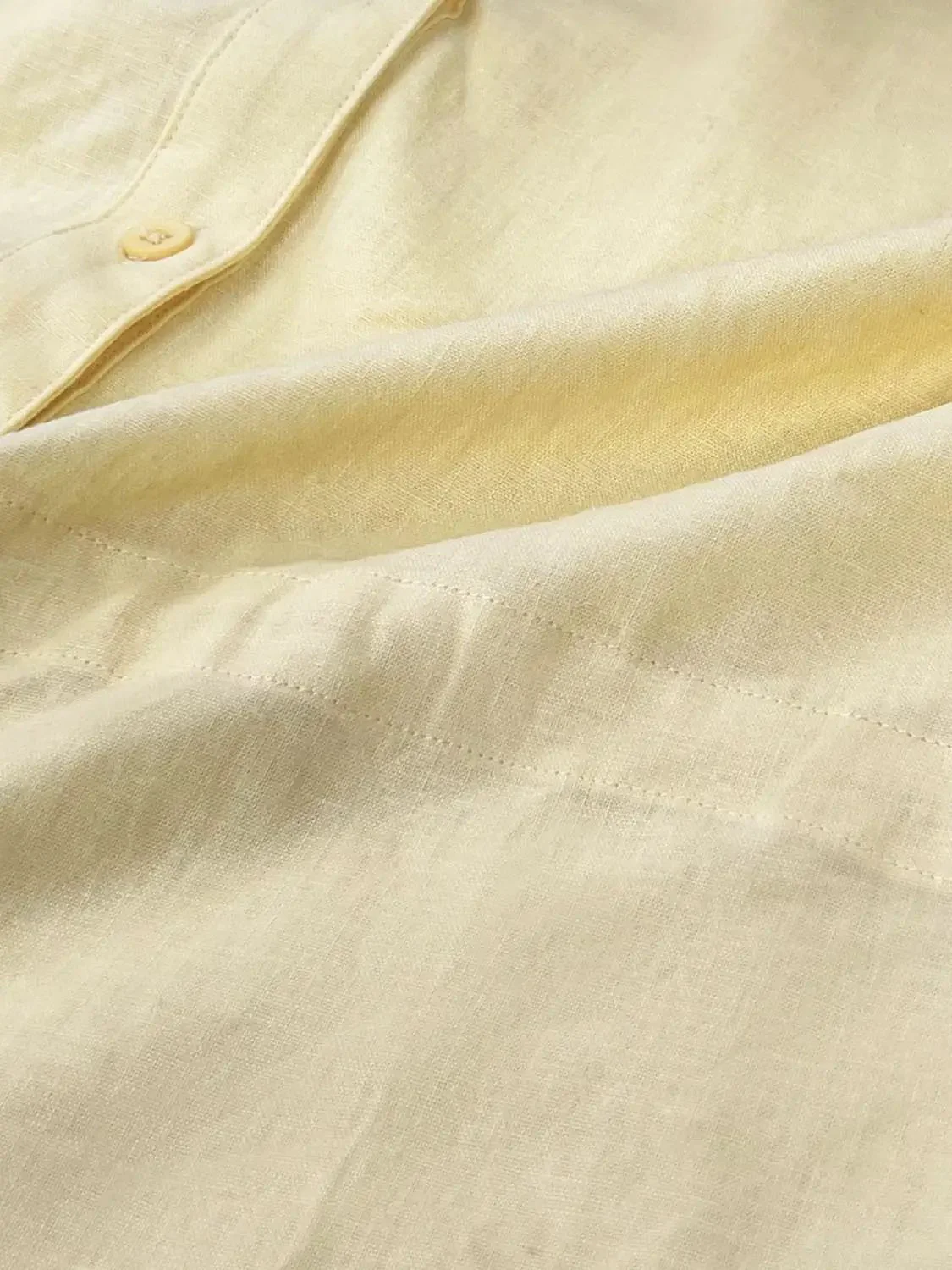 21329-linen-blend-polo-v-neck-loose-fit-shirts-8.webp Linen Blend Polo V-Neck Loose-Fit Shirts