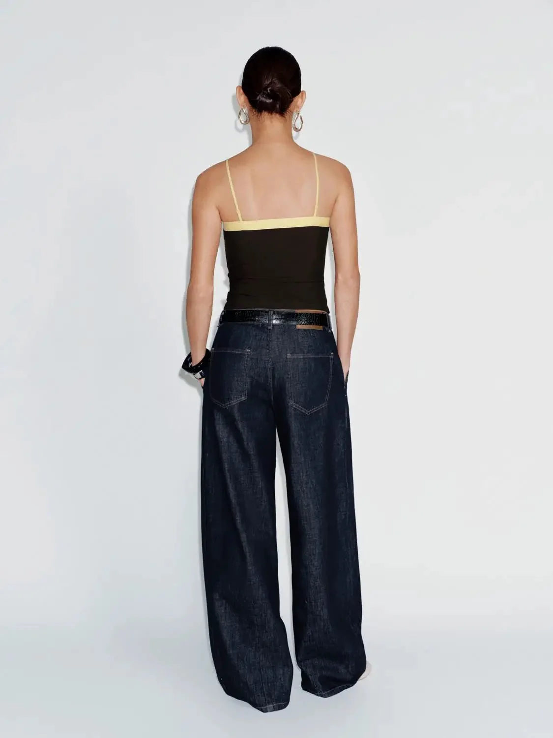 21334-cotton-blend-contrast-trim-strappy-bandeau-6.webp Cotton Blend Contrast Trim Strappy Bandeau