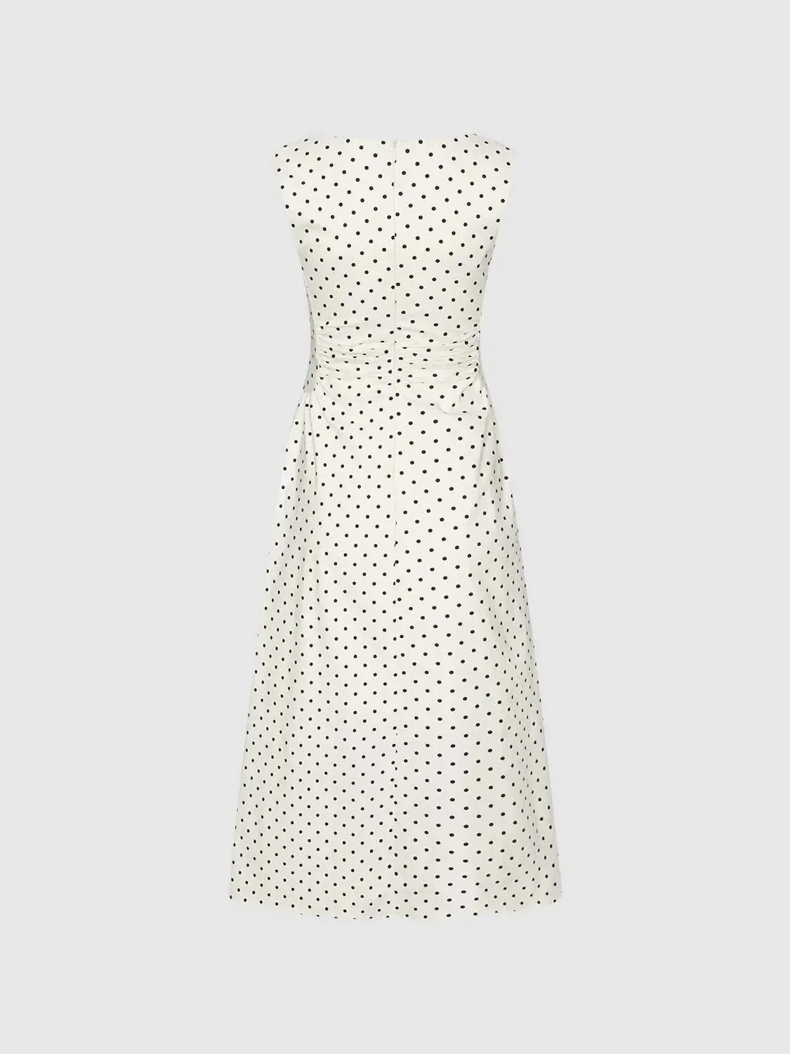 2134-polka-dot-knit-flattering-fit-sleeveless-dresses-5.webp Polka Dot Knit Flattering Fit Sleeveless Dresses