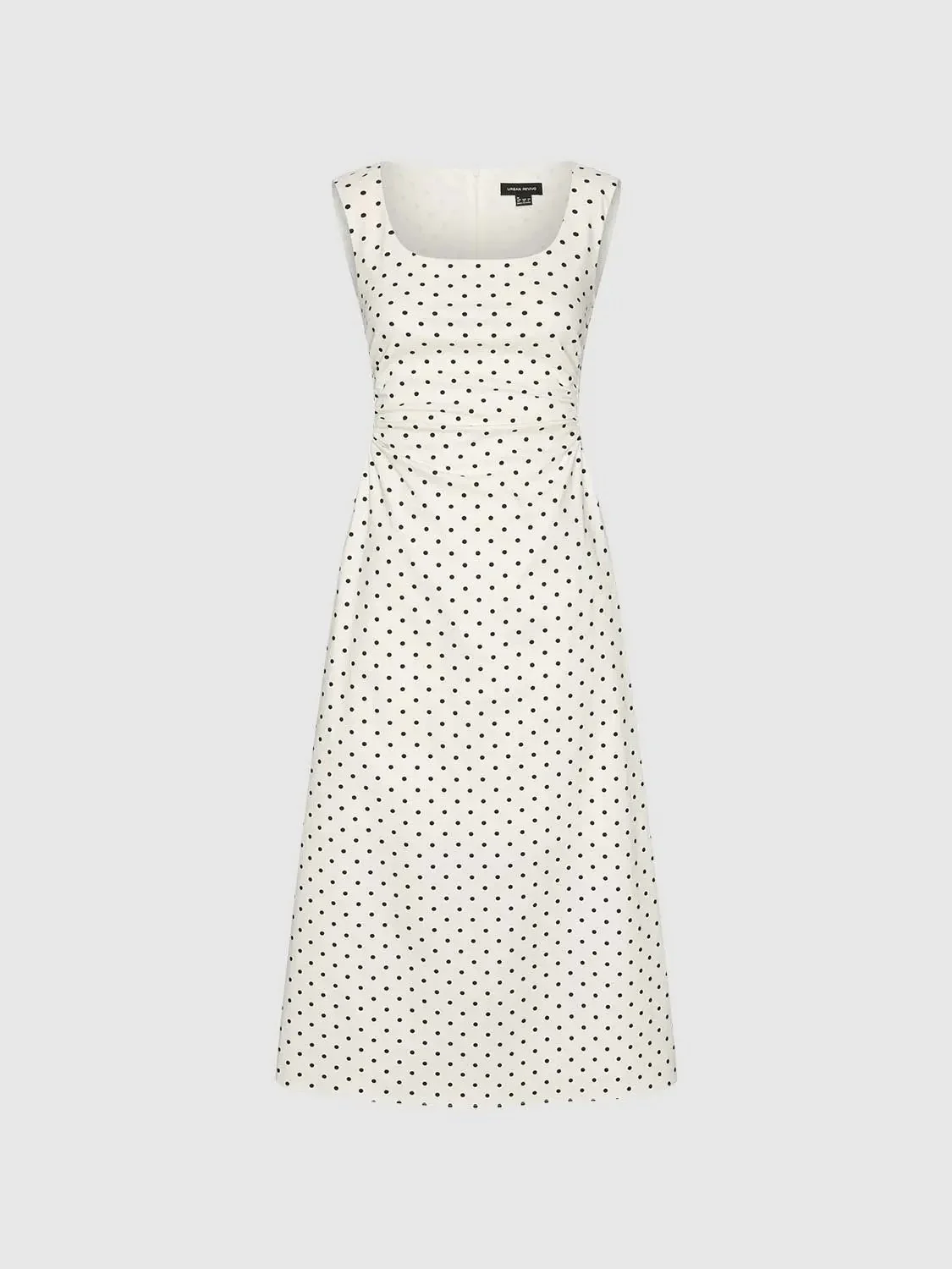 2134-polka-dot-knit-flattering-fit-sleeveless-dresses-8.webp Polka Dot Knit Flattering Fit Sleeveless Dresses