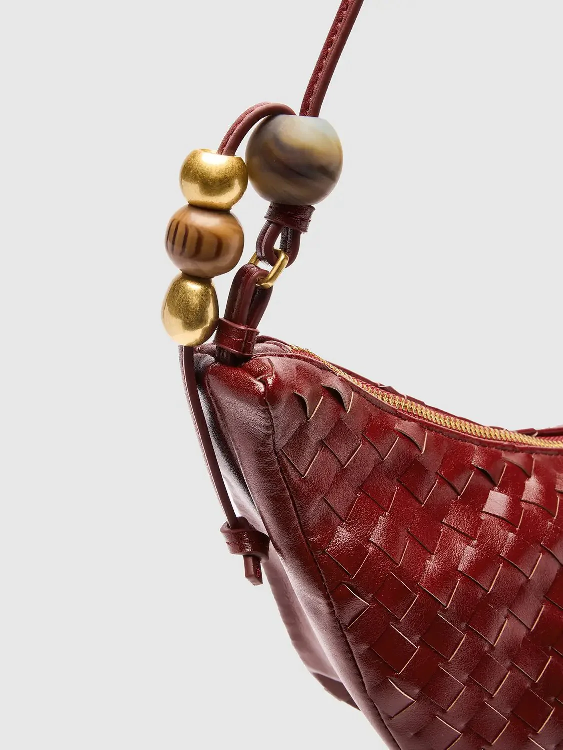 21340-burgundy-woven-beaded-accent-mini-shoulder-bag-5.webp Burgundy Woven Beaded Accent Mini Shoulder Bag