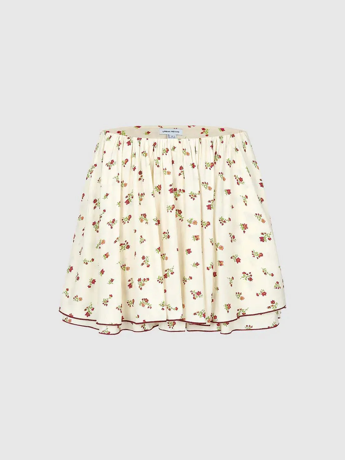 21370-printed-pull-on-a-line-mini-skirts-2.webp Printed Pull On A-Line Mini Skirts