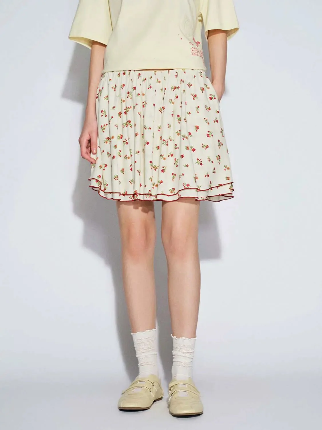 21370-printed-pull-on-a-line-mini-skirts-9.webp Printed Pull On A-Line Mini Skirts