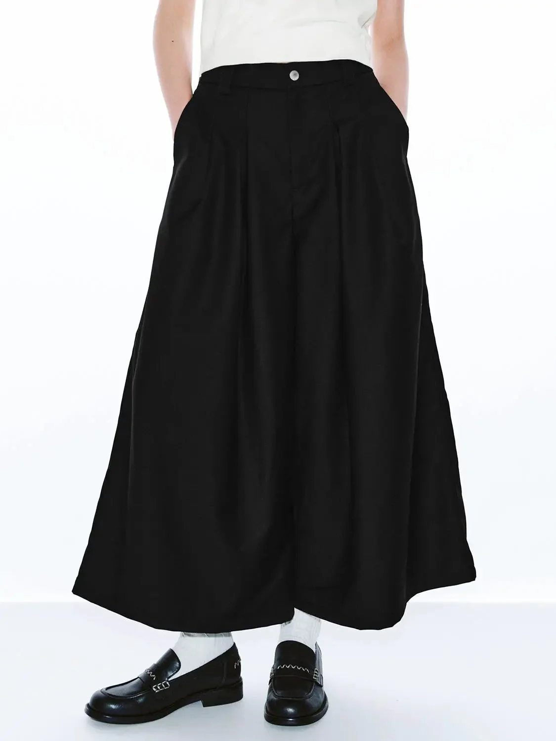 Pleated Midi Skirts