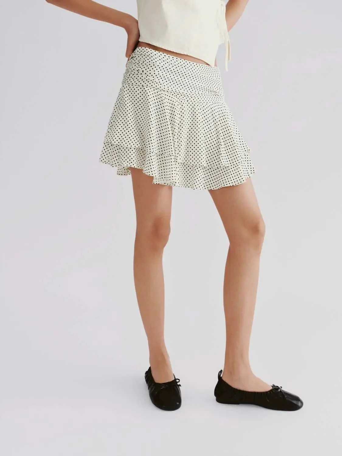 21426-polka-dot-tiered-a-line-mini-skirts-3.webp Polka Dot Tiered A-Line Mini Skirts