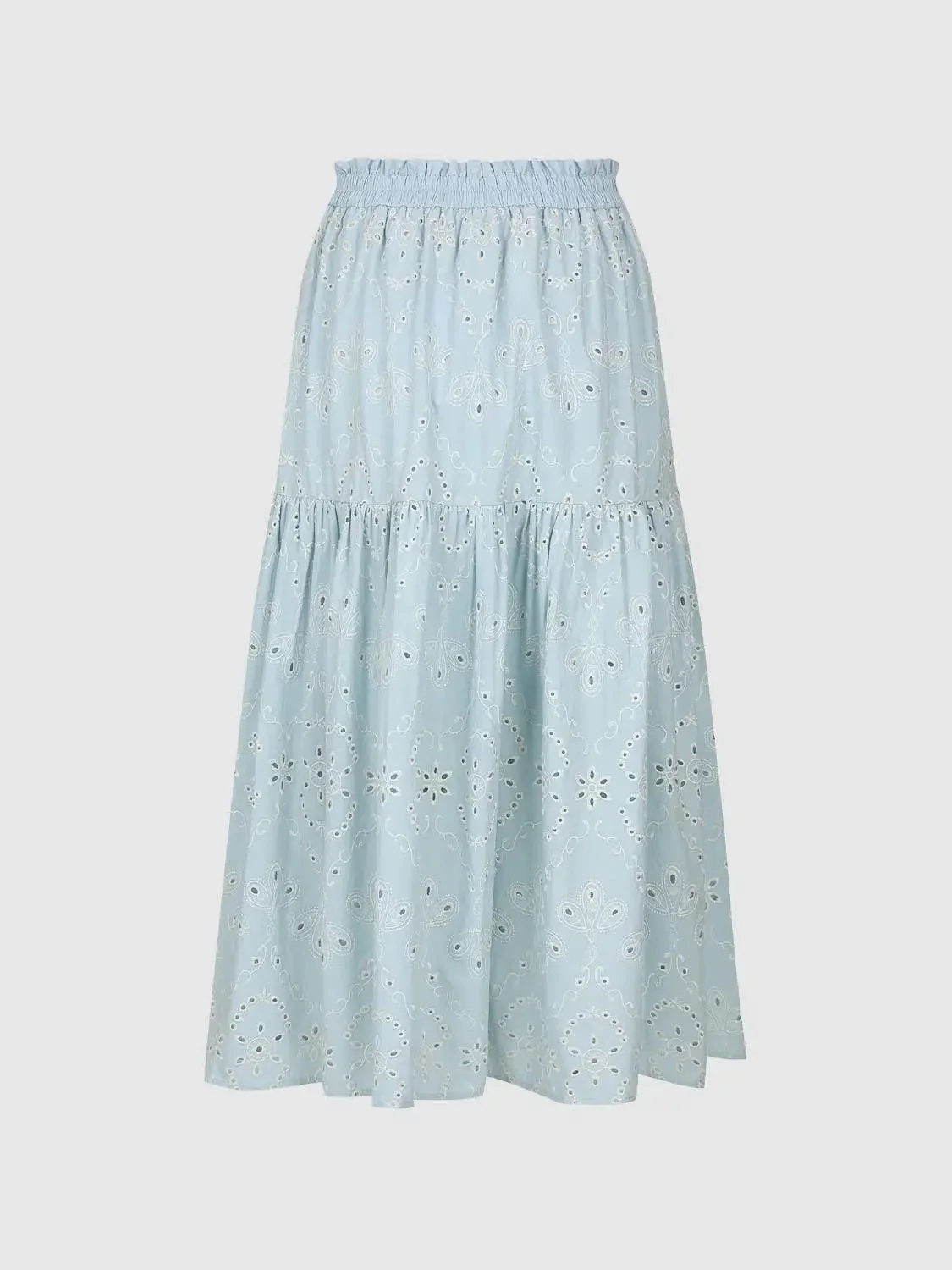 21433-pull-on-tiered-ruffle-a-line-skirts-2.webp Pull On Tiered Ruffle A-Line Skirts