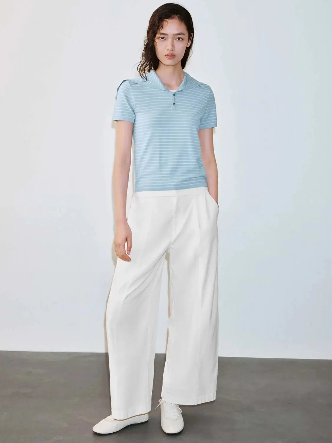 21462-sailor-collar-contrast-striped-knitted-t-shirts-4.webp Sailor Collar Contrast Striped Knitted T-Shirts