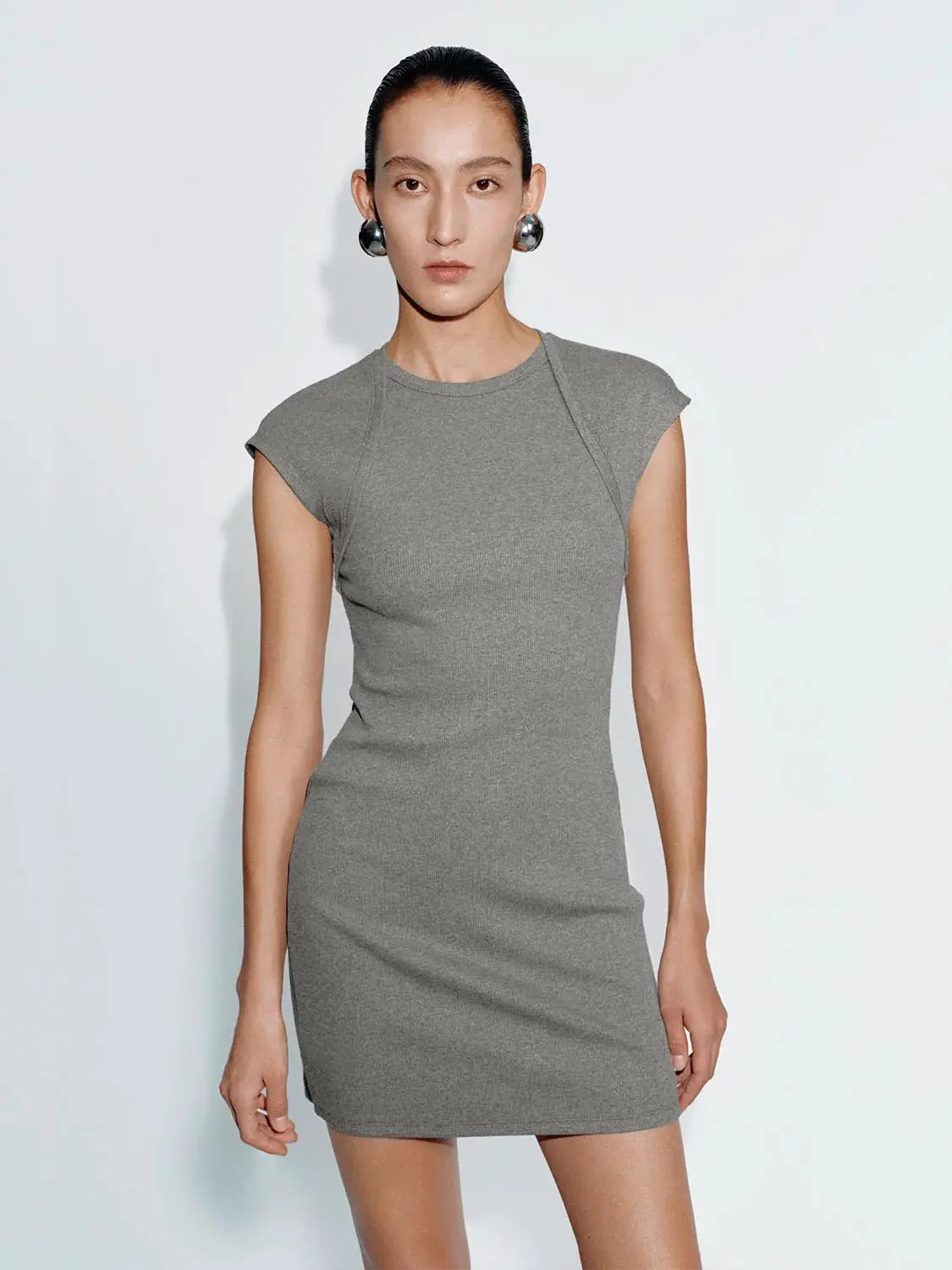 21468-cotton-blend-sleek-silhouette-mini-dress-9.webp Cotton Blend Sleek Silhouette Mini Dress
