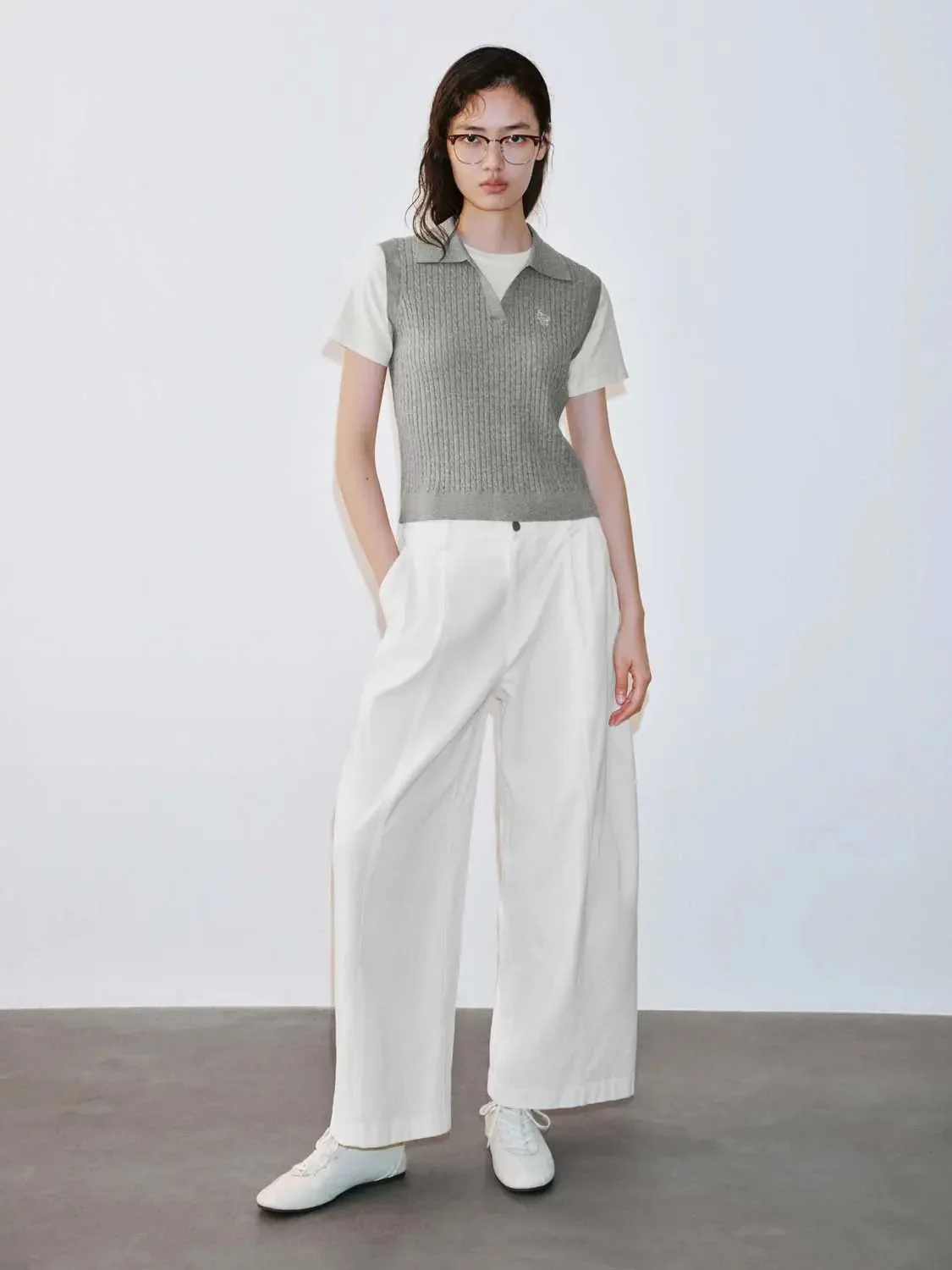 21515-cotton-knit-polo-neck-with-contrast-embroidered-t-shirts-4.webp Cotton Knit Polo Neck With Contrast Embroidered T Shirts