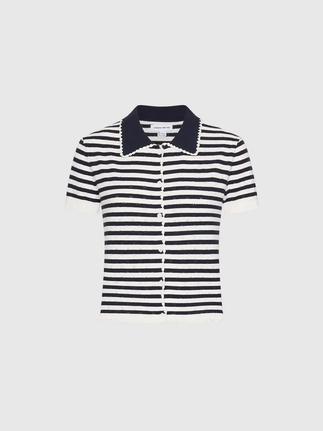 21526-contrast-striped-short-sleeve-knitted-cardigans-15.webp Contrast Striped Short Sleeve Knitted Cardigans