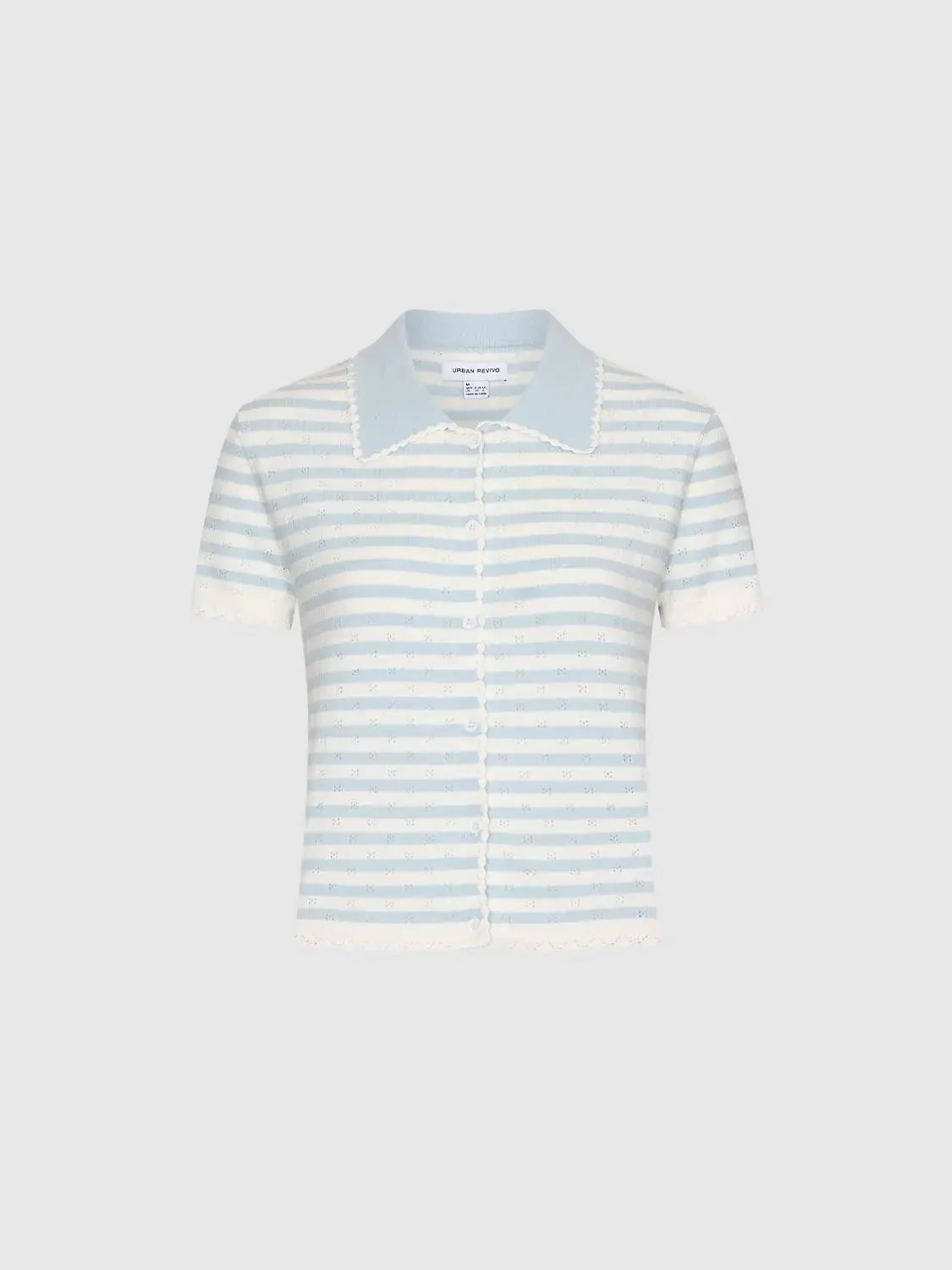21526-contrast-striped-short-sleeve-knitted-cardigans-7.webp Contrast Striped Short Sleeve Knitted Cardigans