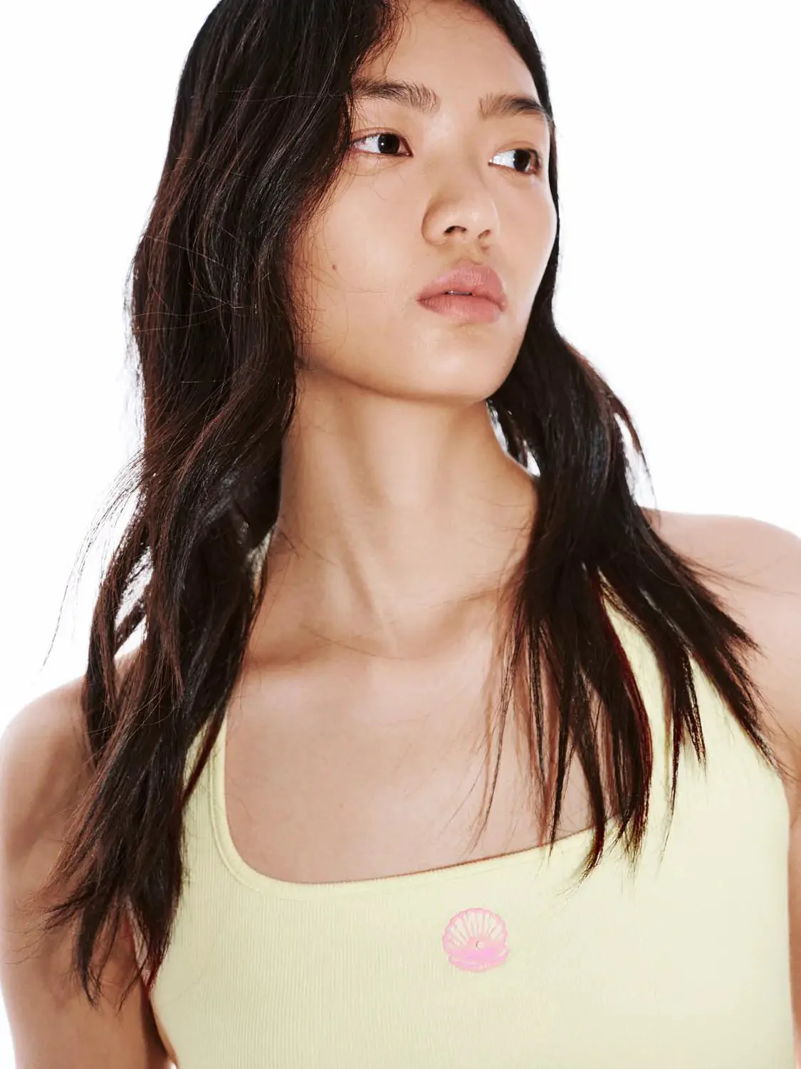 21537-cotton-blend-embroidered-square-halter-neck-tank-top-3.webp Cotton Blend Embroidered Square Halter Neck Tank Top