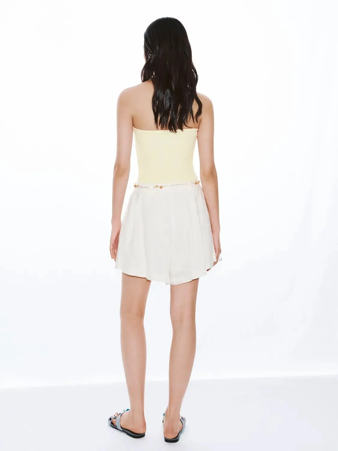 21537-cotton-blend-embroidered-square-halter-neck-tank-top-6.webp Cotton Blend Embroidered Square Halter Neck Tank Top