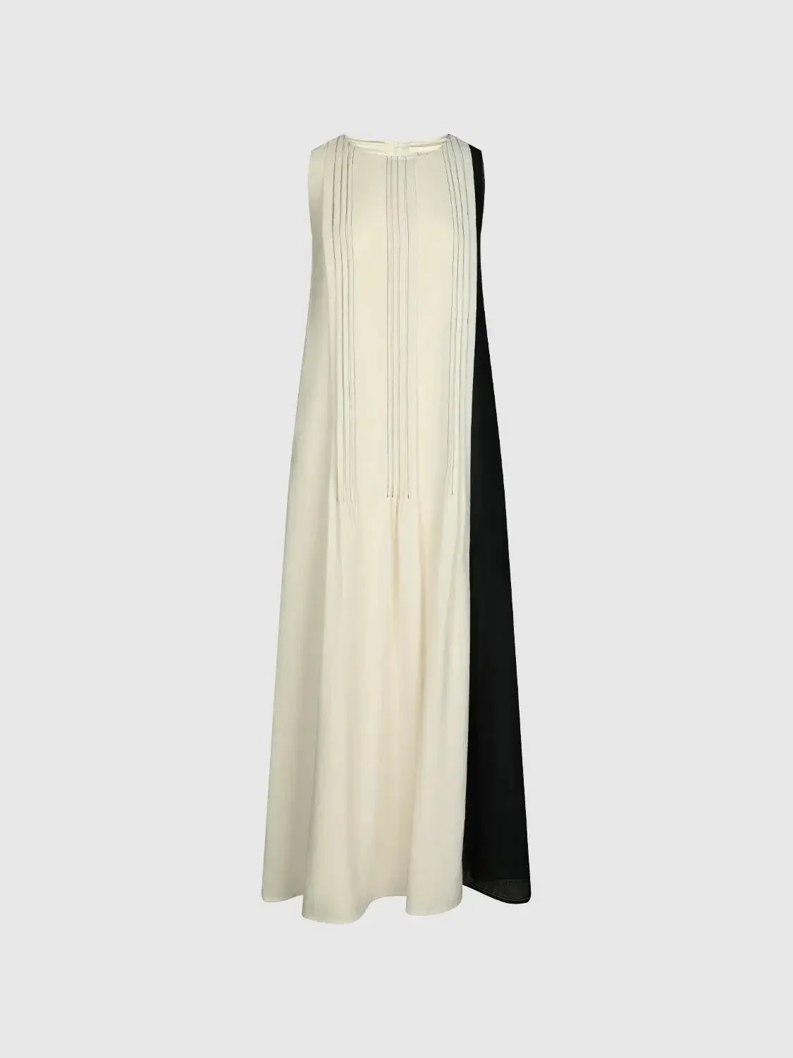 2156-two-tone-midi-dresses-with-contrast-pleated-lines-7.webp Two Tone Midi Dresses With Contrast Pleated Lines