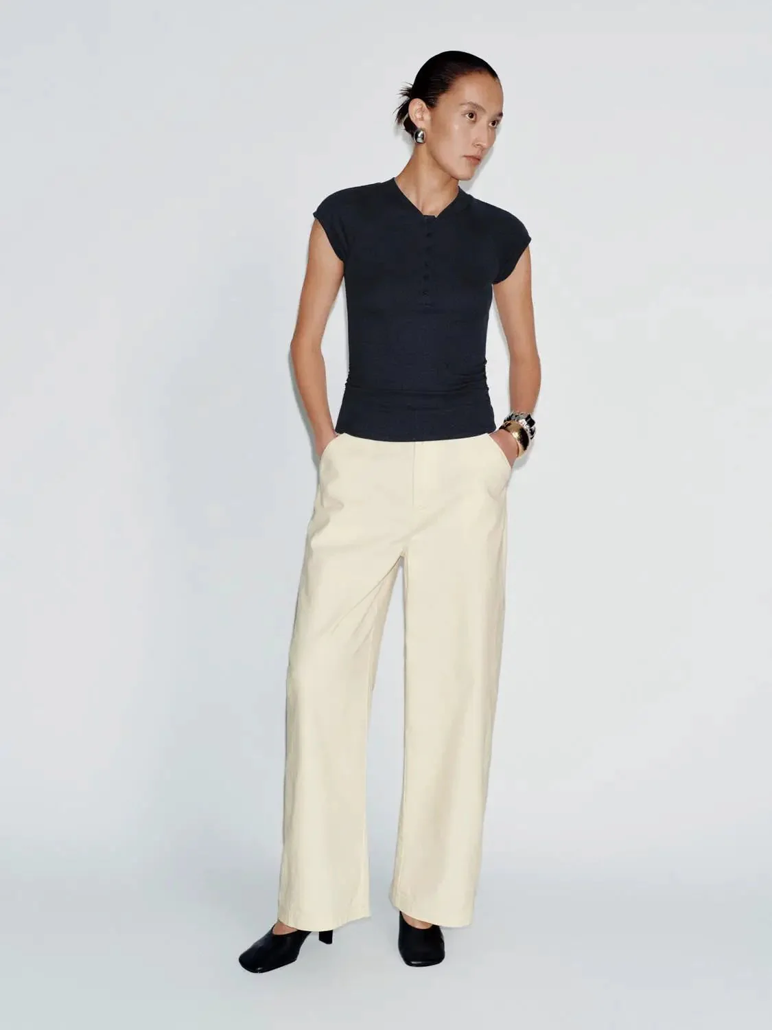 21564-linen-lyocell-blend-henley-neck-cap-sleeve-t-shirts-4.webp Linen Lyocell Blend Henley Neck Cap Sleeve T Shirts