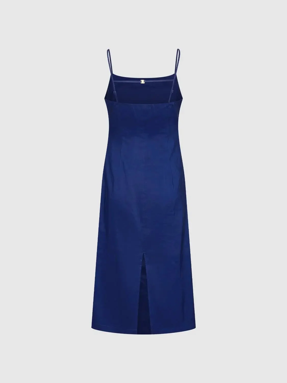 21606-linen-blend-ruched-strappy-midi-evening-dress-2.webp Linen Blend Ruched Strappy Midi Evening Dress
