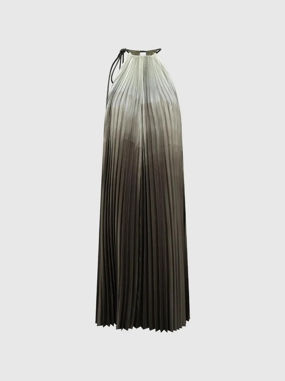 2162-halter-neck-metallic-pleated-a-line-midi-dresses-7.webp Halter Neck Metallic Pleated A-Line Midi Dresses