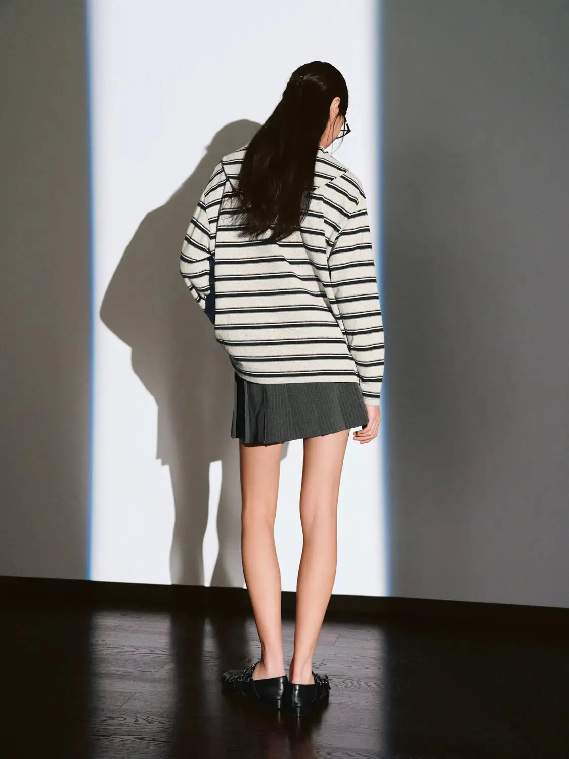 21661-cotton-blend-scarf-detail-striped-long-sleeve-t-shirts-6.webp Cotton Blend Scarf Detail Striped Long Sleeve T Shirts