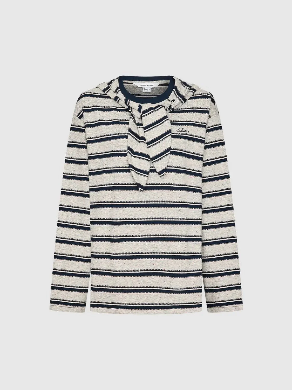 21661-cotton-blend-scarf-detail-striped-long-sleeve-t-shirts-7.webp Cotton Blend Scarf Detail Striped Long Sleeve T Shirts