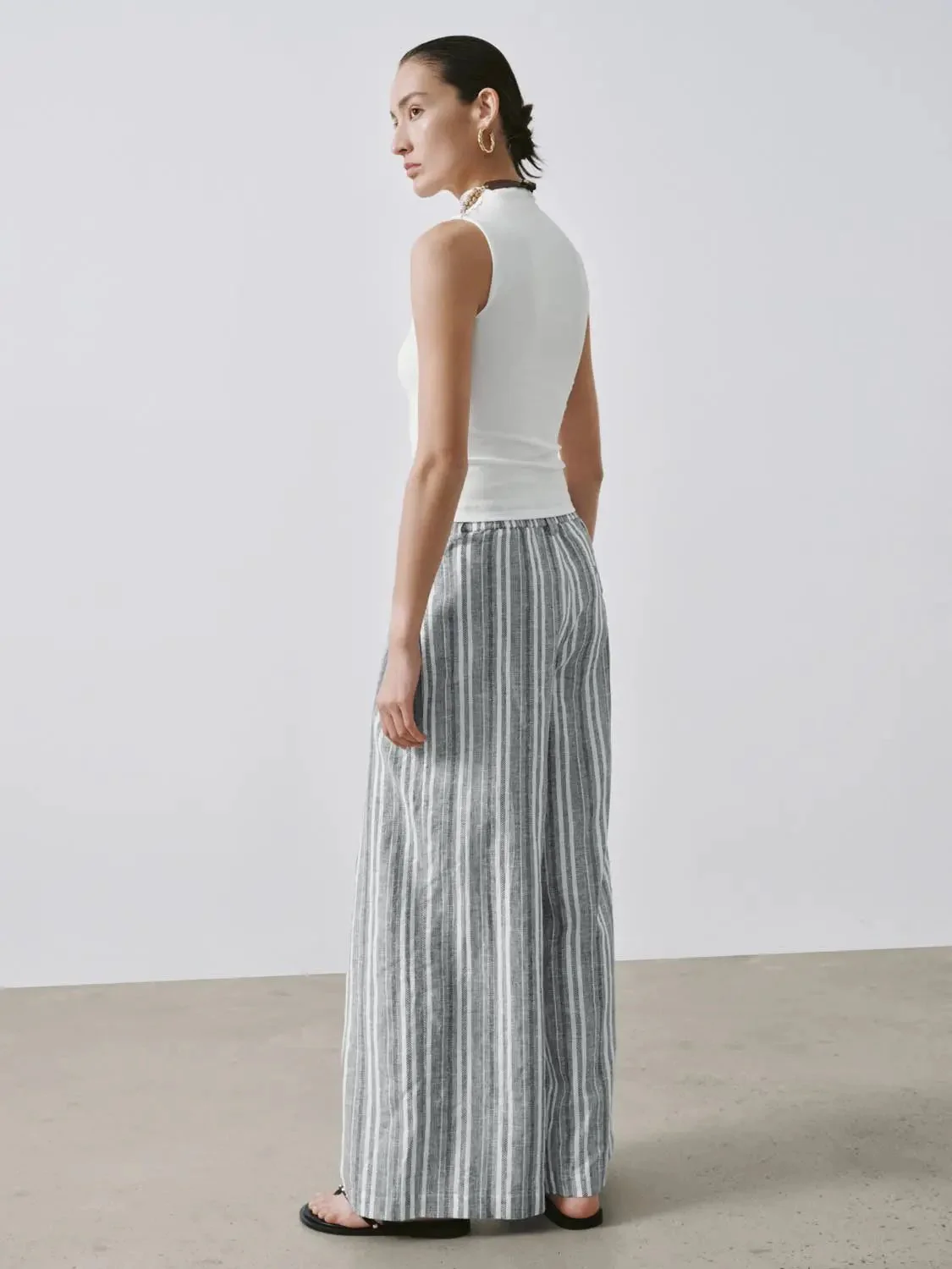 21699-linen-blend-contrast-striped-wide-leg-pants-4.webp Linen Blend Contrast Striped Wide Leg Pants