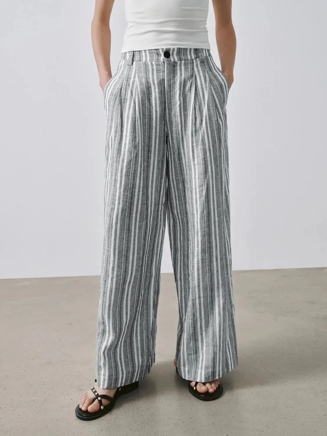 21699-linen-blend-contrast-striped-wide-leg-pants-9.webp Linen Blend Contrast Striped Wide Leg Pants