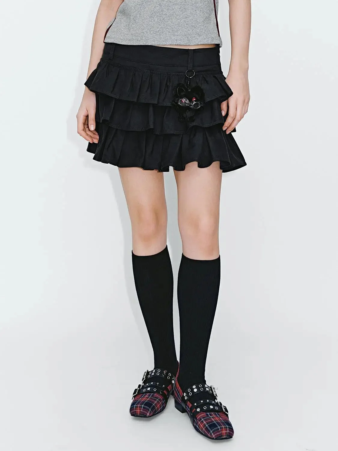 21725-tiered-ruffle-a-line-mini-skirts-1.webp Tiered Ruffle A-Line Mini Skirts