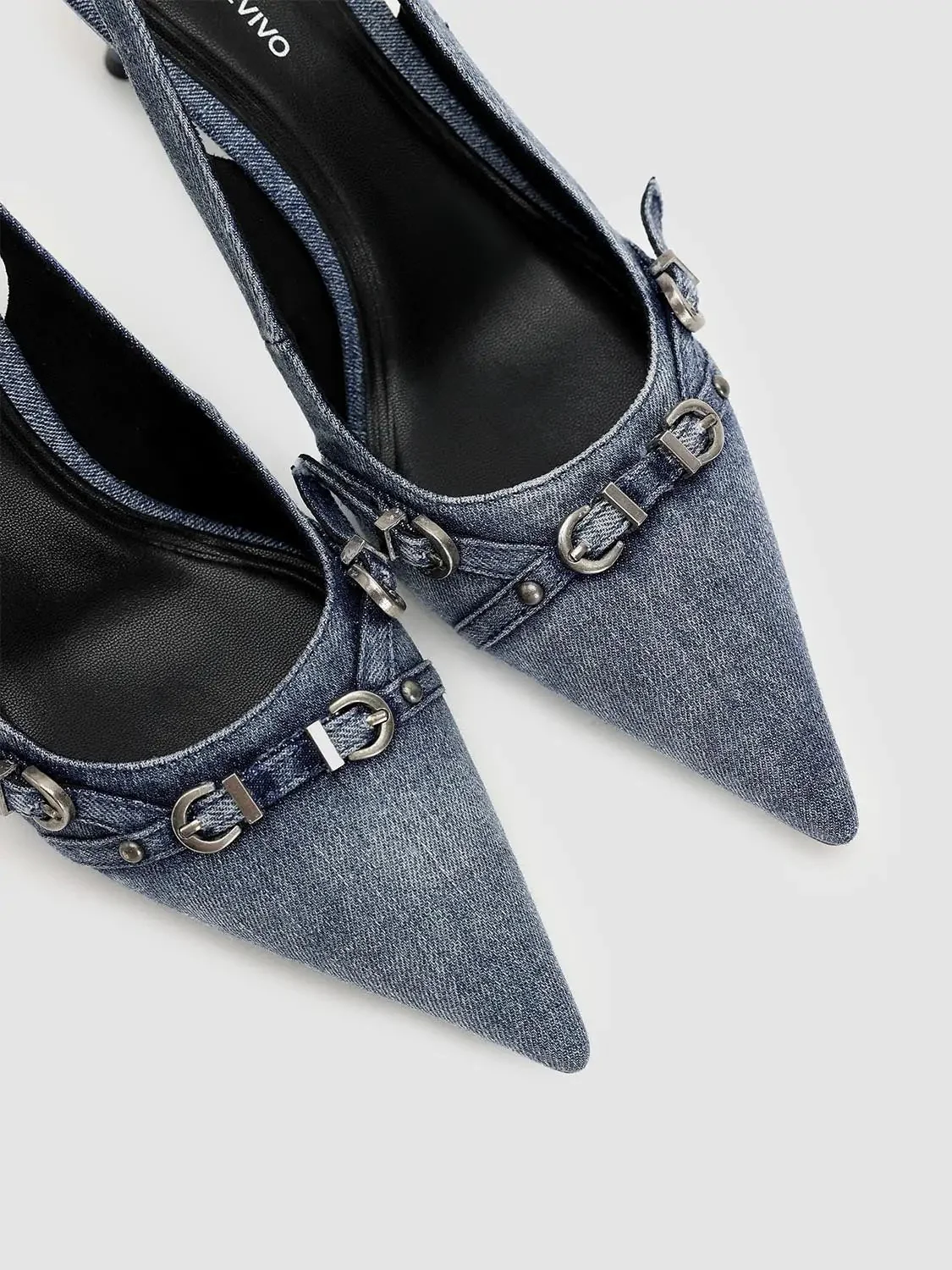 21758-belt-detail-point-toe-denim-heeled-slingbacks-6.webp Belt Detail Point Toe Denim Heeled Slingbacks