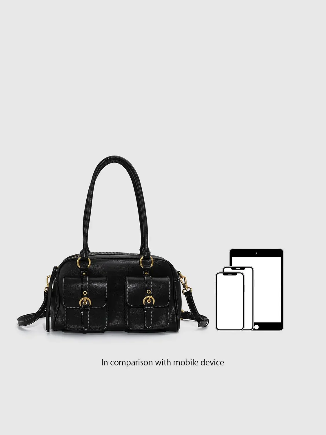 21775-multi-pocket-faux-leather-shoulder-bowling-bags-7.webp Multi-Pocket Faux Leather Shoulder Bowling Bags