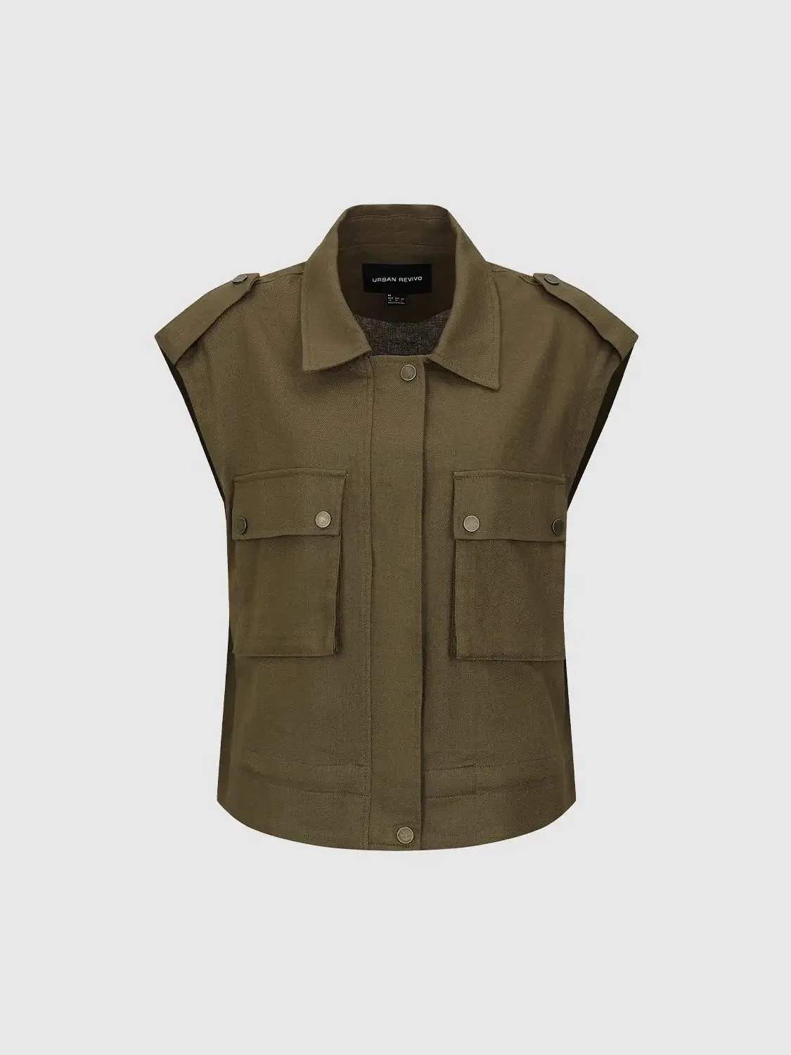 21793-linen-blend-flap-pocket-collared-vest-1.webp Linen Blend Flap Pocket Collared Vest
