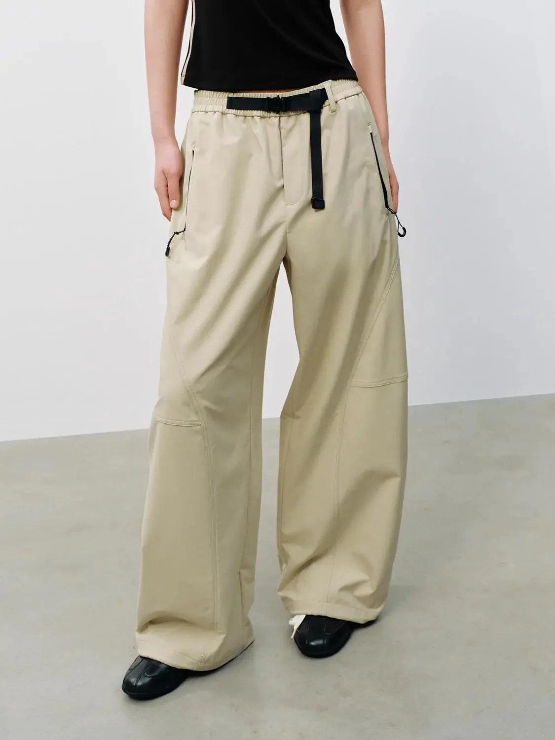 21804-pull-on-zip-pocket-belted-barrel-leg-pants-9.webp Pull On Zip Pocket Belted Barrel Leg Pants
