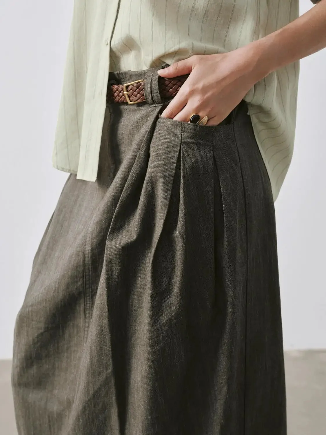 21809-belted-balloon-denim-midi-skirts-5.webp Belted Balloon Denim Midi Skirts